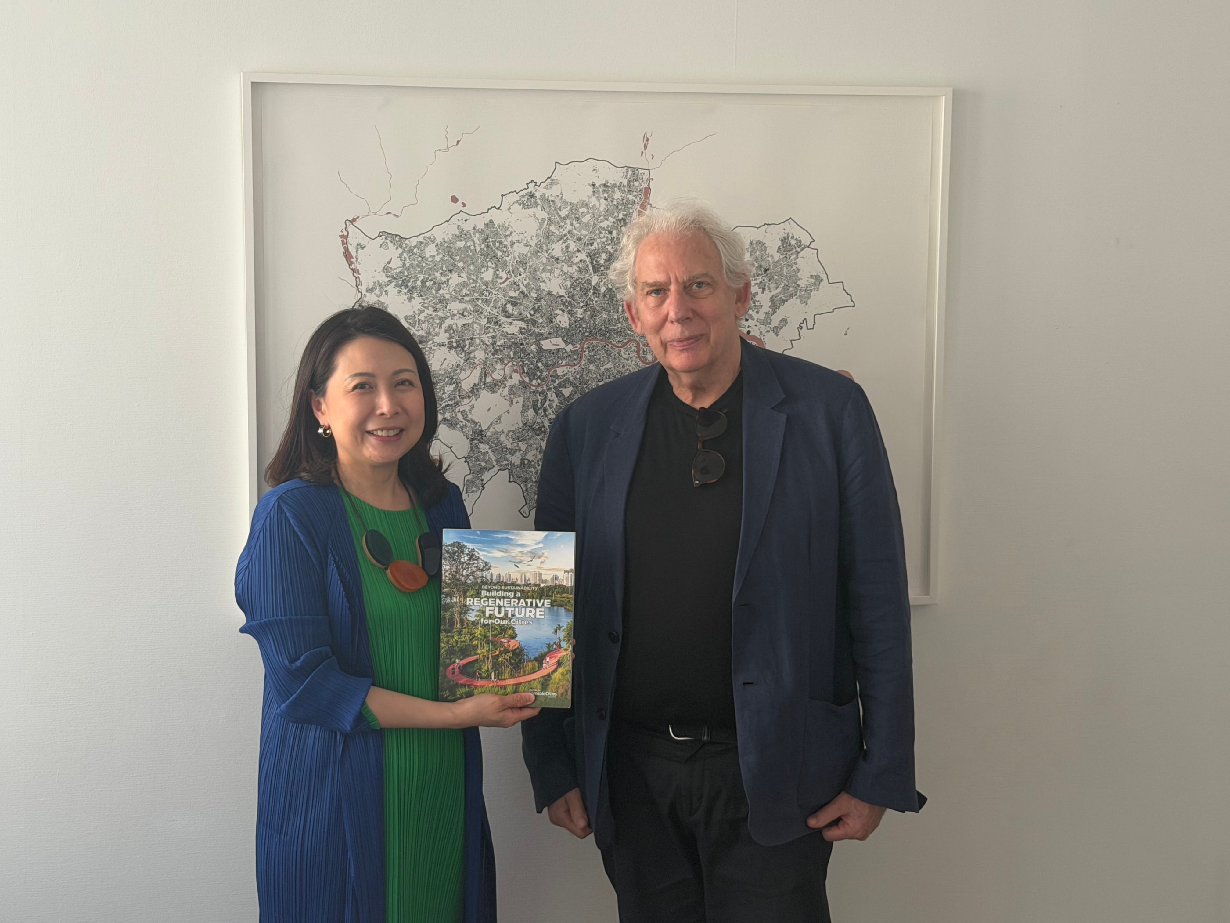 Photo with Ricky Burdett, Professor of Urban Studies and Director of LSE Cities